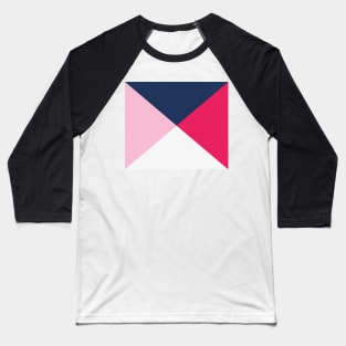 Elegant Geometric Pattern Baseball T-Shirt